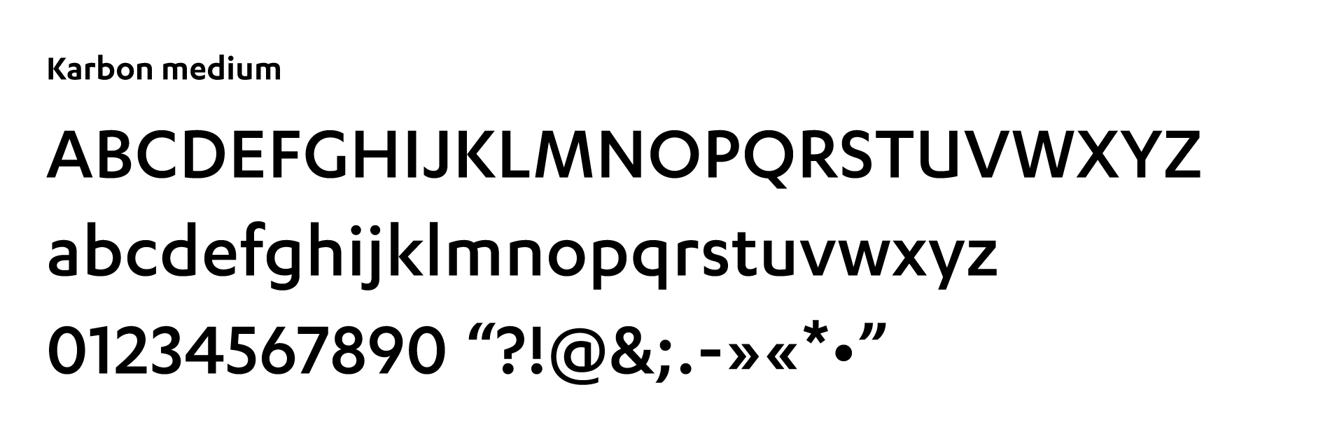 Letterproef karbon