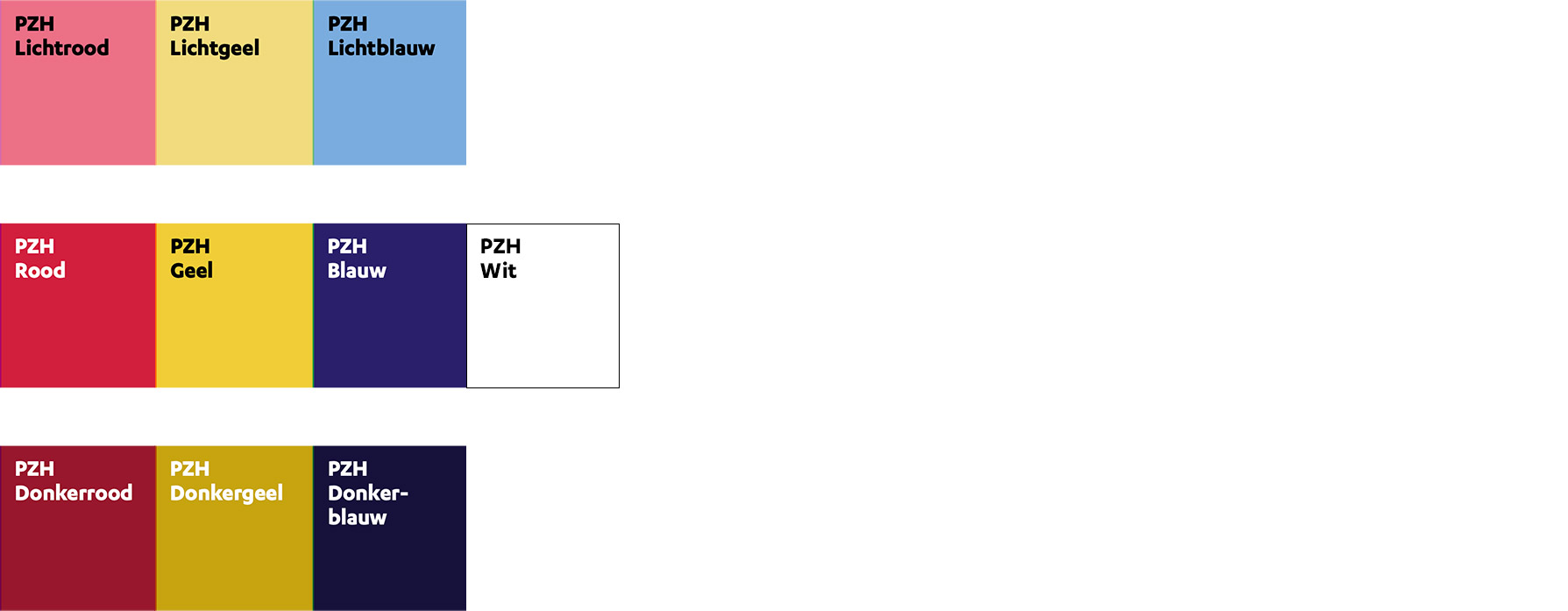 PZH Kleurenpalet Matrix2
