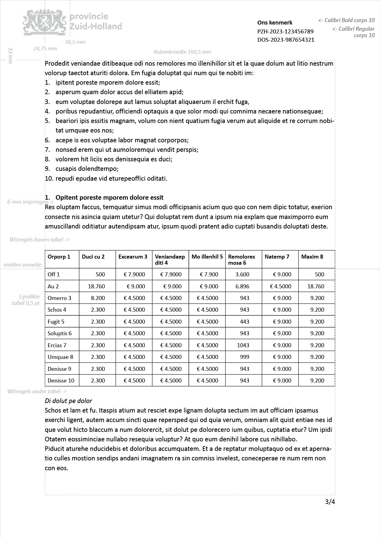 Word brief volgpagina 2