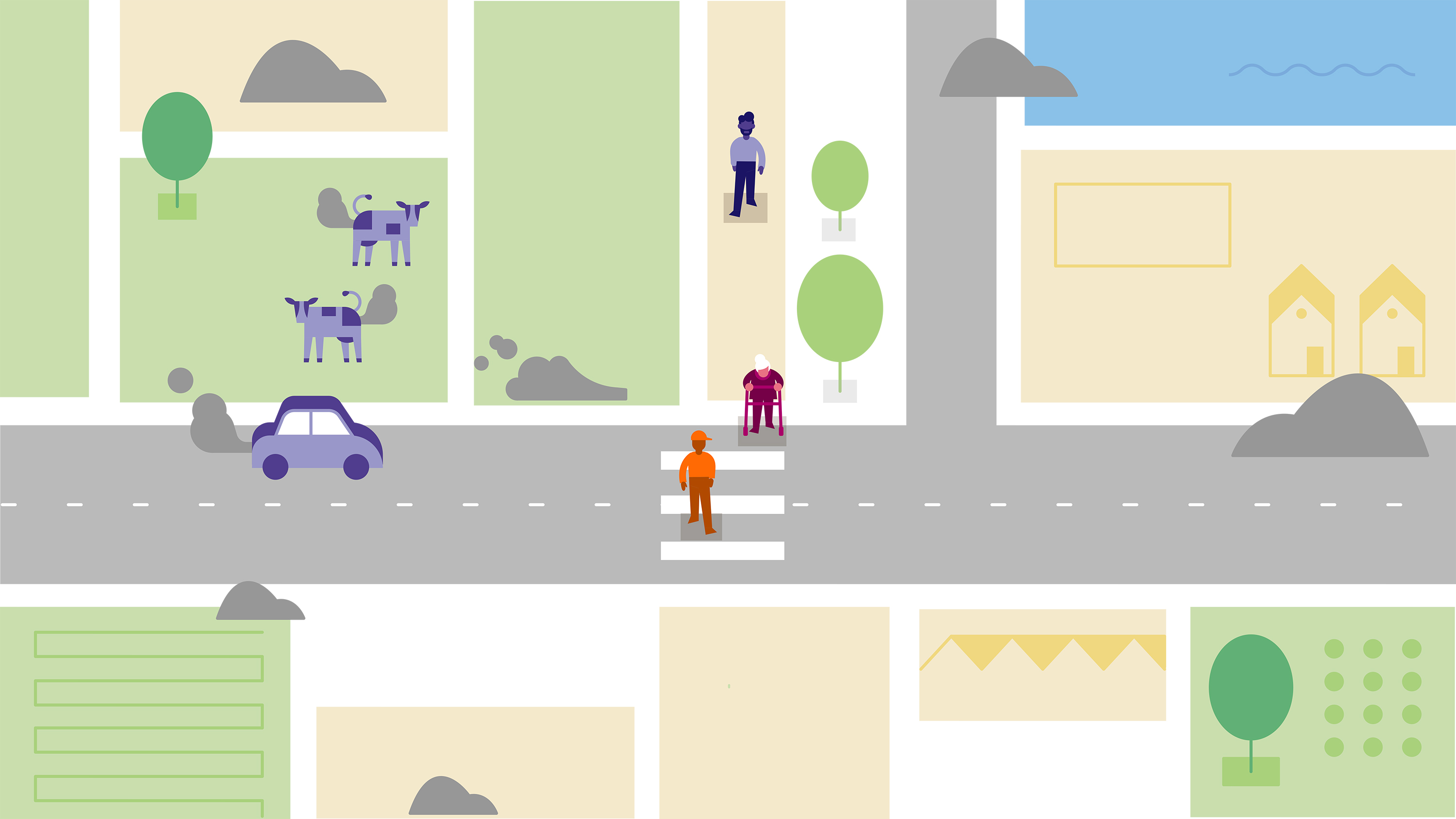Illustratie plattegrond
