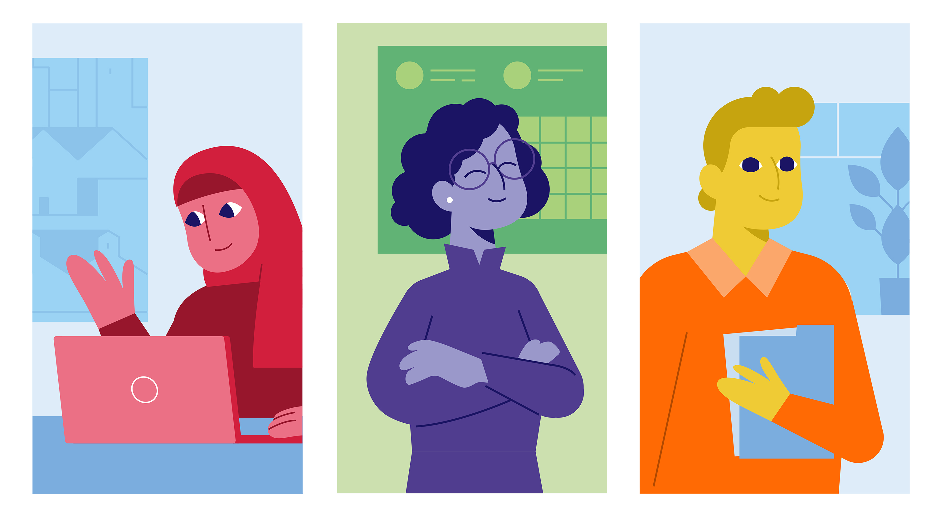 Kleurgebruik illustraties